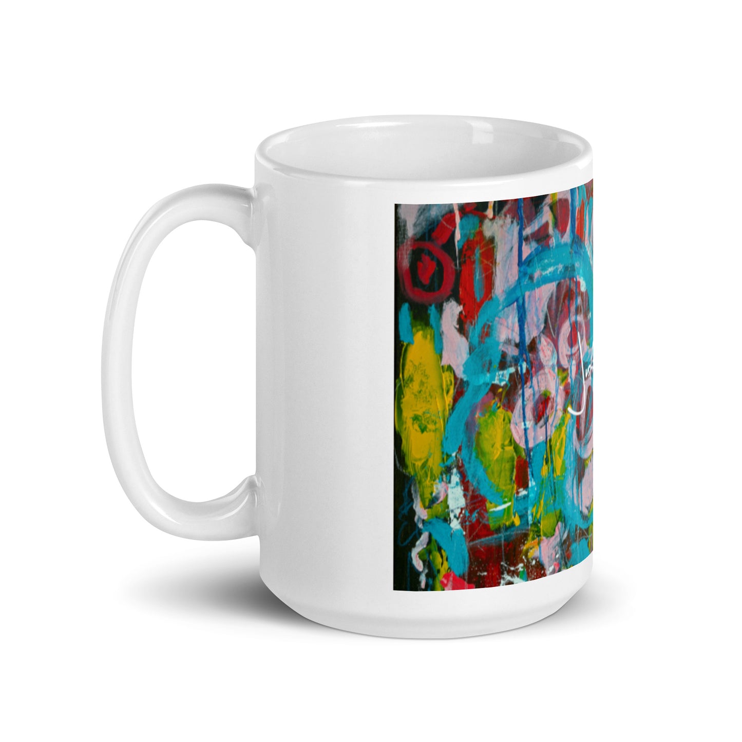 Luminaries #0 | White glossy mug